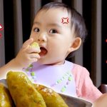 【料理】１歳児のスイートポテト作り！早くもイヤイヤ期に突入したココ♪【離乳食/おやつ/育児Vlog】Make a sweet potato of a 1 year old child coco!