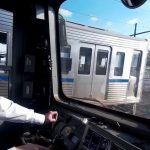 熊本電鉄 青ガエル（5101A）運転体験を運転台から撮影 2016.12.10